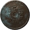Ekena Millwork Anthony Harvest Ceiling Medallion (Canopies up to 2 1/8"), 22 1/2"OD x 1 1/4"P, Bronze Blue Patina CM22ATBBS - alternate 1